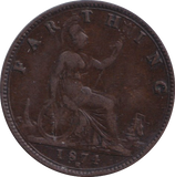 1874 FARTHING ( GF )