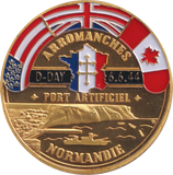 2001 D-DAY LANDINGS NORMANDY MEDALLION