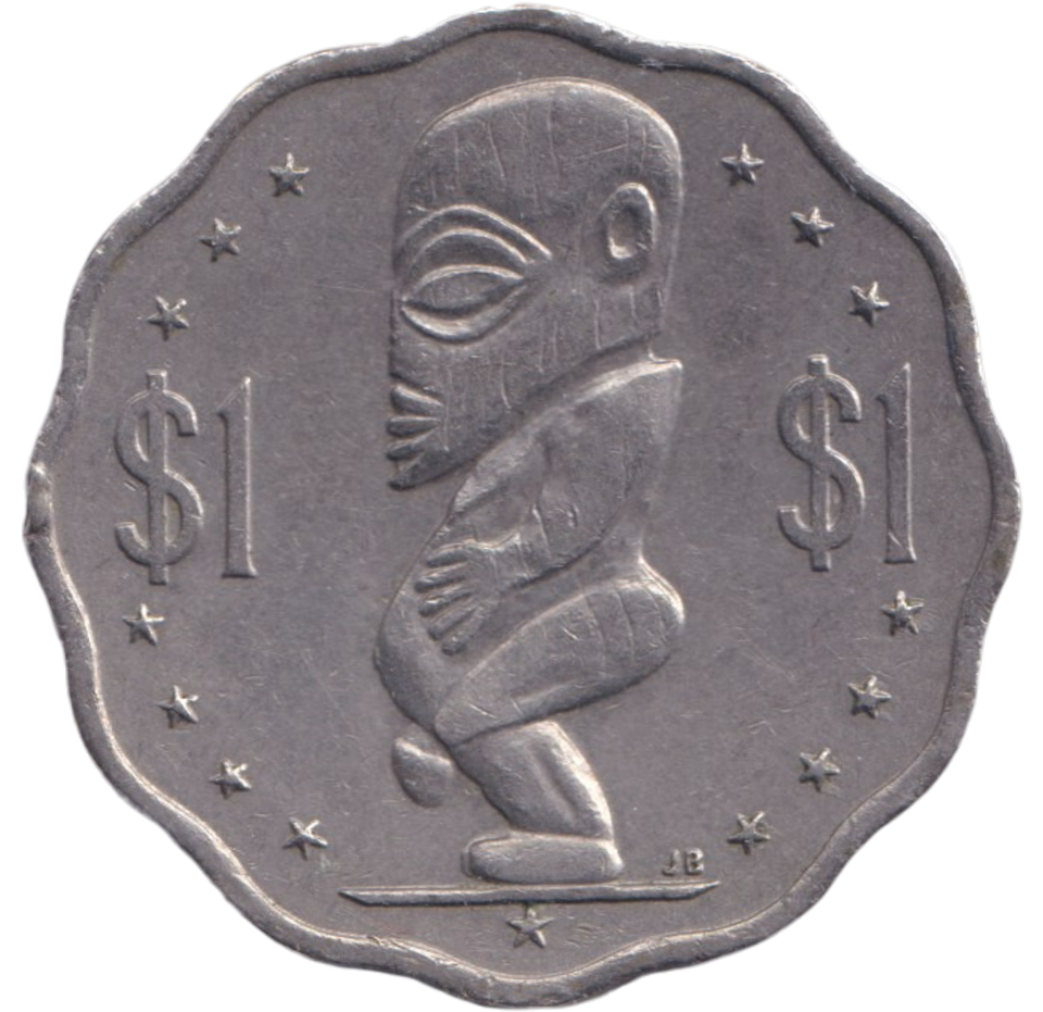 1987 ONE DOLLAR COOK ISLAND