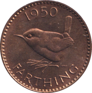 1950 FARTHING ( UNC )