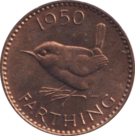 1950 FARTHING ( UNC )