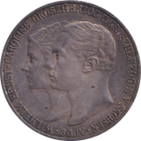 1903 SILVER SAXE WEIMAR EISENACH 5 MARK
