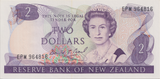 1985 TWO DOLLARS NEW ZEALAND BANKNOTE REF-1842
