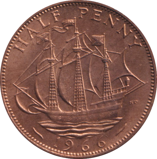 1966 HALFPENNY ( BU )