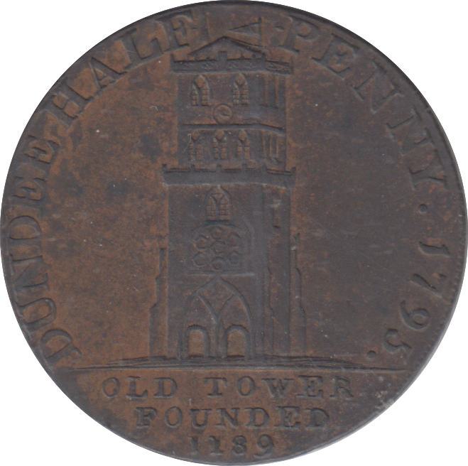 1795 DUNDEE HALFPENNY TOKEN