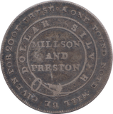 1812 LINCOLN SHILLING TOKEN