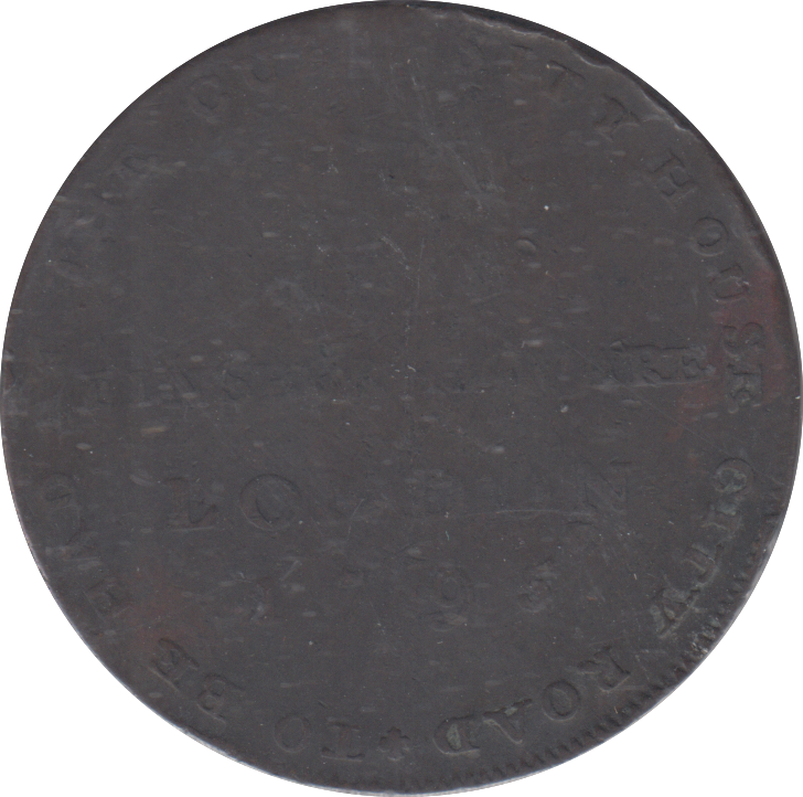 1794 LONDON SIR JEFFERY DUNSTAN HALFPENNY TOKEN