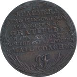 1797 HALFPENNY TOKEN MAIL COACH