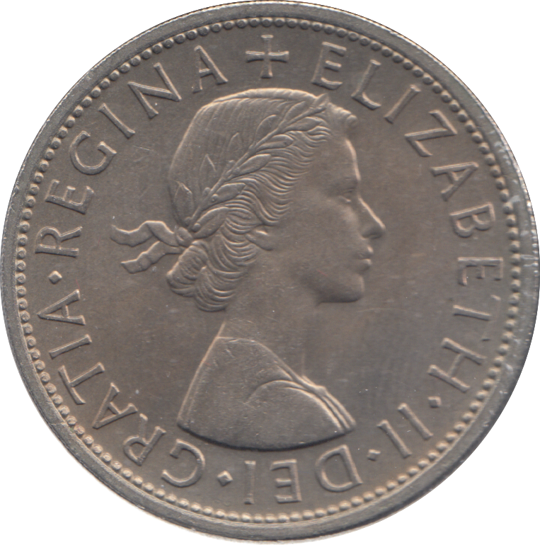 1958 HALFCROWN ( AUNC )