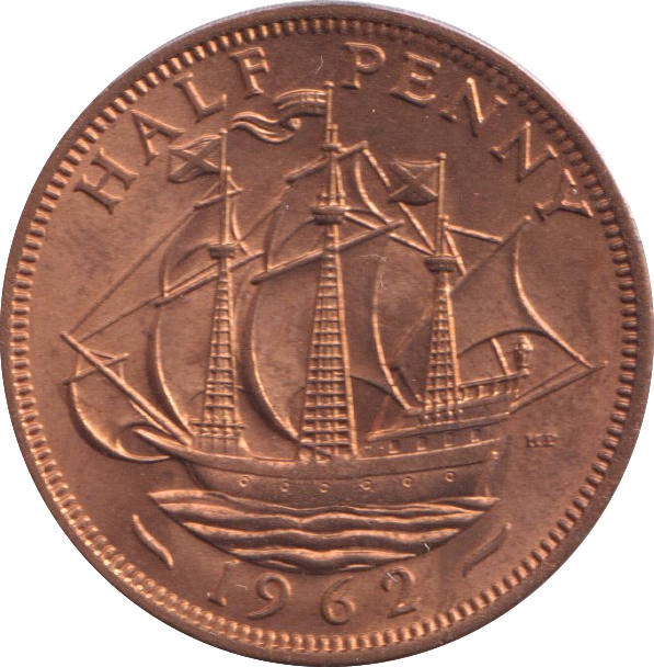 1962 HALFPENNY ( BU )