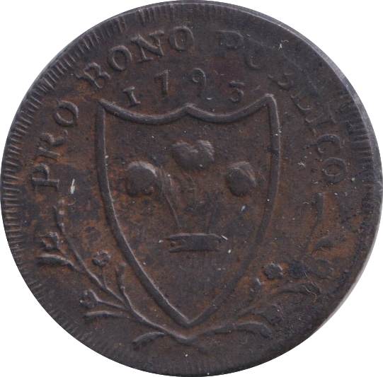 1791 SOUTH WALES FARTHING TOKEN