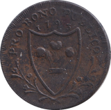 1791 SOUTH WALES FARTHING TOKEN