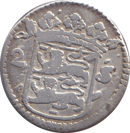 1712 SILVER 2 STUIVER WEST FRIESLAND