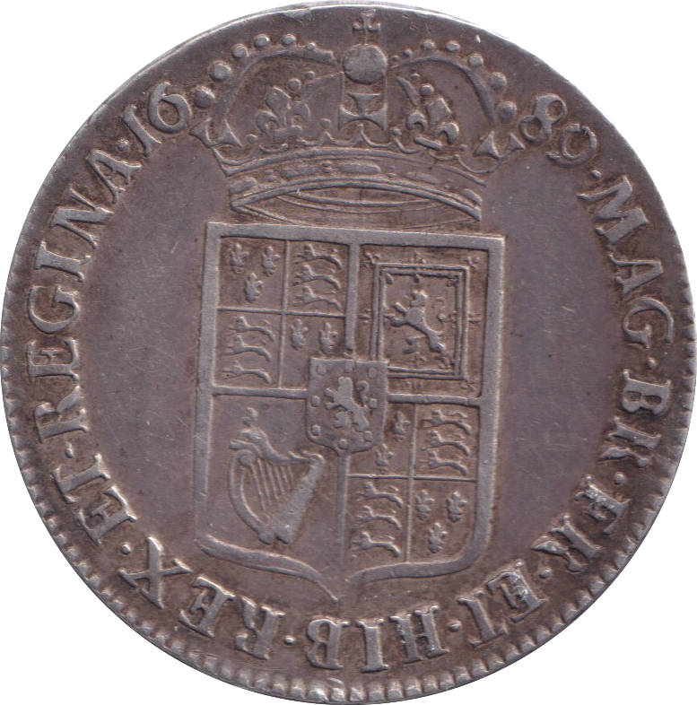 1689 HALFCROWN ( GVF )