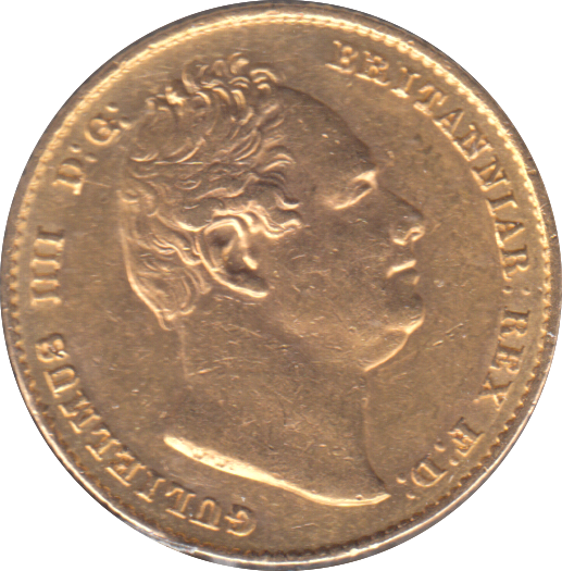 1827 GOLD SOVEREIGN ( EF )