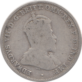 1910 SILVER 1 SHILLING AUSTRALIA