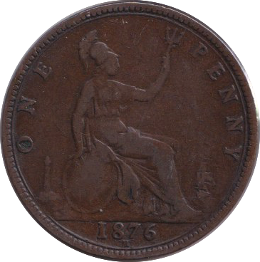1876 PENNY ( FINE )