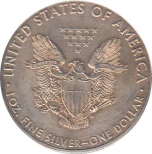 2020 1 OZ FINE SILVER 1 DOLLAR USA
