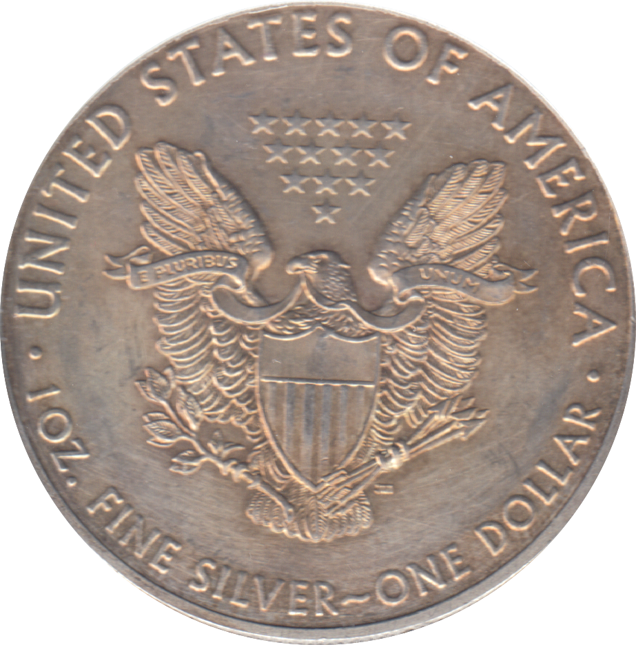 2020 1 OZ FINE SILVER 1 DOLLAR USA