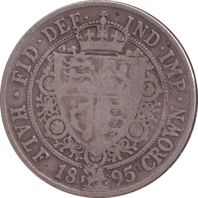 1895 HALFCROWN ( NF )