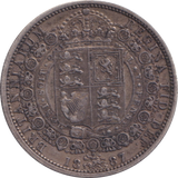 1887 HALF CROWN ( VF )