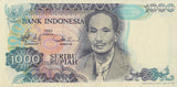 1980 INDONESIA 1000 RUPIAH BANKNOTE REF-1658