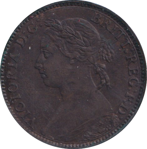 1893 FARTHING ( VF )