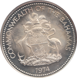 1974 BAHAMA TWO DOLLARS