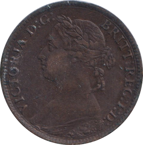 1887 FARTHING ( VF )