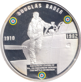 2010 SILVER PROOF MEDALLION BATTLE OF BRITAIN DOUGLAS BADER