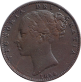 1854 FARTHING ( GVF )