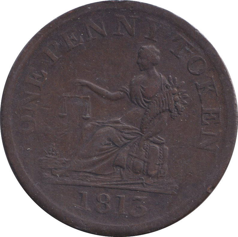 1813 SHEFFIELD PENNY TOKEN