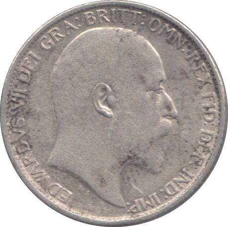 1910 SIXPENCE ( GVF )