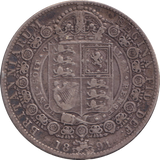 1891 HALFCROWN ( GF )