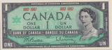 1967 ONE DOLLAR CANADA BANKNOTE REF-1774