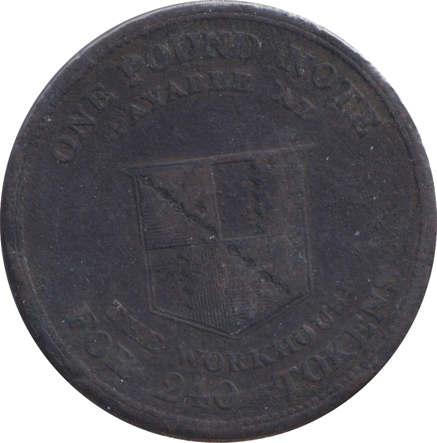 1812 BIRMINGHAM WORK HOUSE PENNY TOKEN