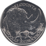 2024 FIFTY PENCE WOOLLY RHINOCEROS BU