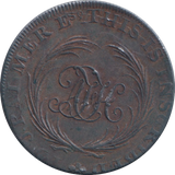 1795 HALFPENNY TOKEN MAIL COACH