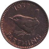 1937 FARTHING ( PROOF )