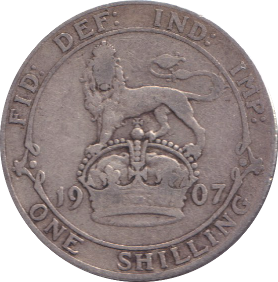 1907 SHILLING ( FINE )