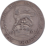 1907 SHILLING ( FINE )