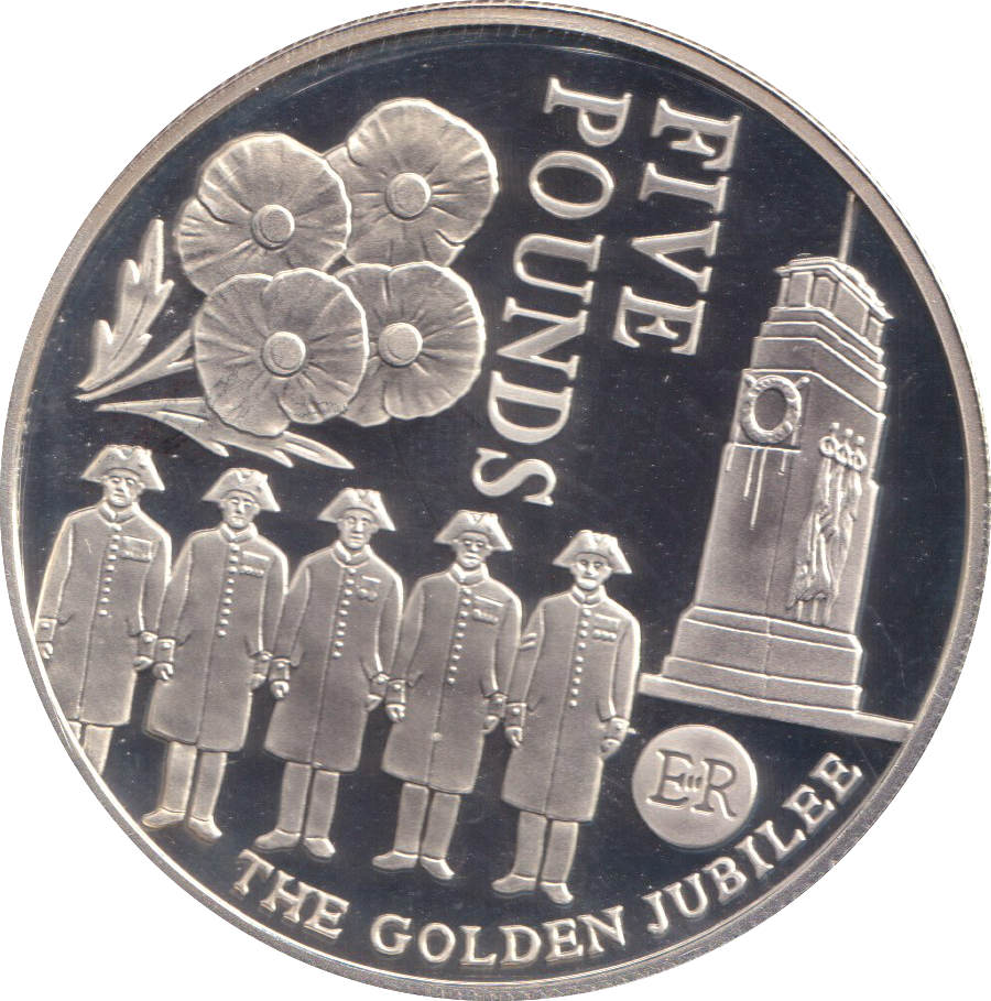 2003 SILVER PROOF FIVE POUNDS JERSEY