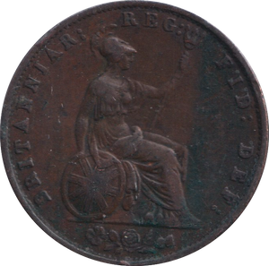 1851 HALF PENNY ( VF )