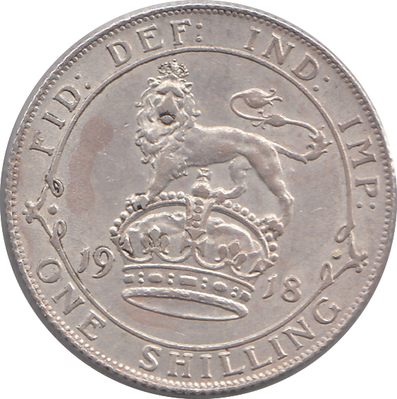 1918 SHILLING (VF)