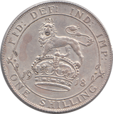 1918 SHILLING (VF)