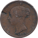 1843 HALFPENNY ( FINE )