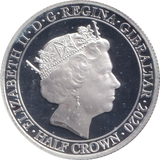 2020 SILVER PROOF HALF CROWN GIBRALTAR