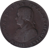 1794 HALF PENNY TOKEN PORTSMOUTH
