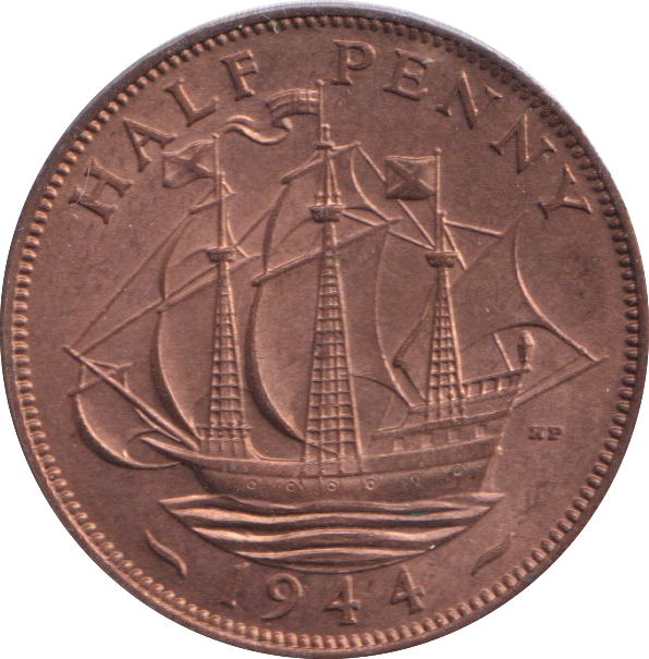 1944 HALFPENNY ( BU )