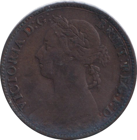 1881 FARTHING ( FINE )